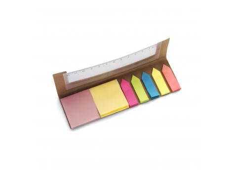 Держатель для записок, клейкие записки, линейка NTEU2-428844