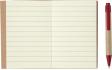 Блокнот примерно формата А7 с шариковой ручкой NTEU2-428864
