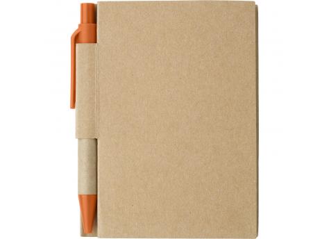 Блокнот примерно формата А7 с шариковой ручкой NTEU2-428863