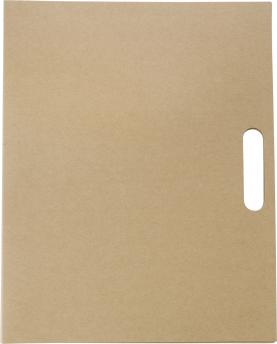 Офис. Конференц-папка примерно формата А4 с блокнотом, самоклеящимися заметками и шариковой ручкой. NTEU2-619280