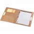 Офис. Конференц-папка примерно формата А4 с блокнотом, самоклеящимися заметками и шариковой ручкой. NTEU2-619280