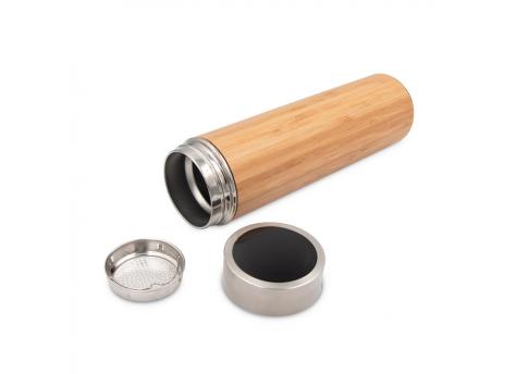 Бамбуковый термос 500 мл с ситом и дисплеем температуры Georgia NTEU2-433555