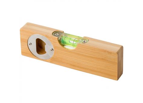 Бамбуковая открывалка для бутылок с уровнем NTEU2-433766
