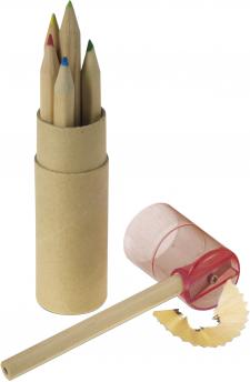 Набор цветных карандашей, точилка NTEU2-428042