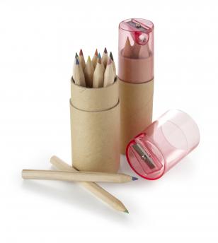 Набор цветных карандашей, точилка NTEU2-428042