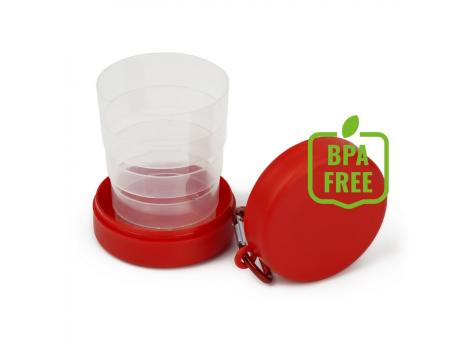 Складная кружка для путешествий 220 мл с карабином NTEU2-431011