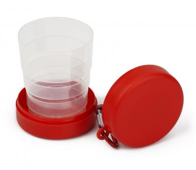 Складная кружка для путешествий 220 мл с карабином NTEU2-431011