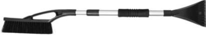 Скребок для льда с щеткой, телескопической ручкой (макс. 100 см) NTEU2-453929