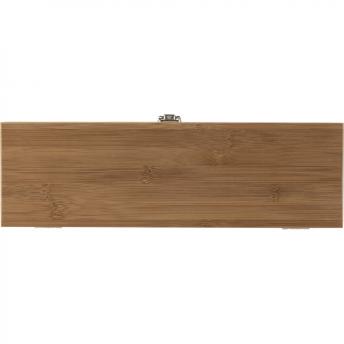 Набор для вина из бамбука, 4 шт., винный ящик 1 шт. NTEU2-430115