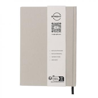 Блокнот формата А5 B"RIGHT с переработанным хлопковым переплетом | Tamytrice NTEU2-570031