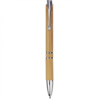 Ручка шариковая из бамбука NTEU2-590028