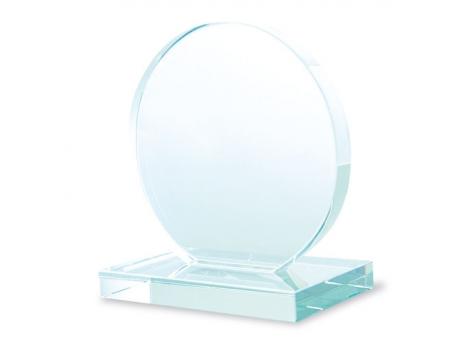 Круглый стеклянный трофей "MENSA" NTEU3-99954