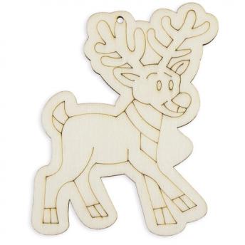 Деревянное украшение "HAPPY XMAS" NTEU3-99964