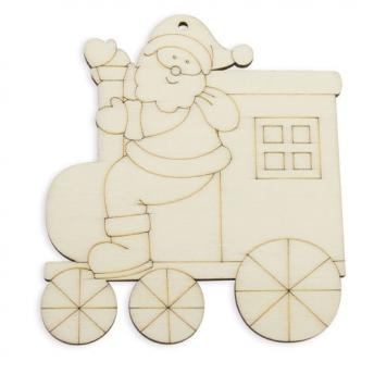 Деревянное украшение "HAPPY XMAS" NTEU3-99964