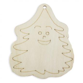 Деревянное украшение "HAPPY XMAS" NTEU3-99964