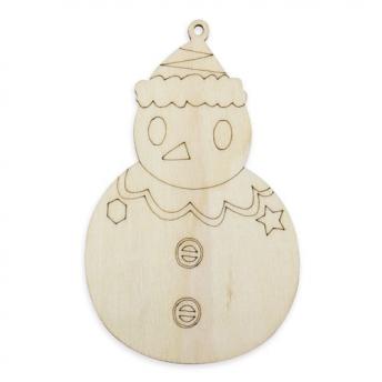 Деревянное украшение "HAPPY XMAS" NTEU3-99964