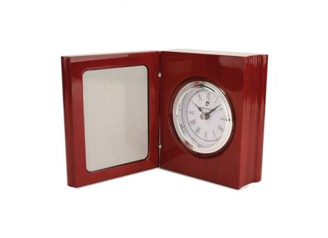 Деревянные часы с фоторамкой  NTEU3-100092