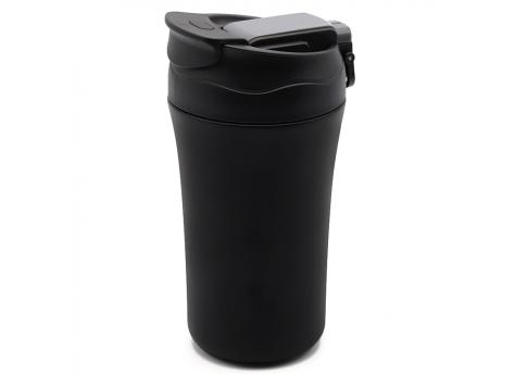 Термокружка с двойными стенками Molly, черная