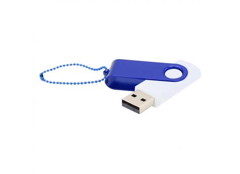 Флешка Designer To Go 2.0 USB 16Gb, белый/синий