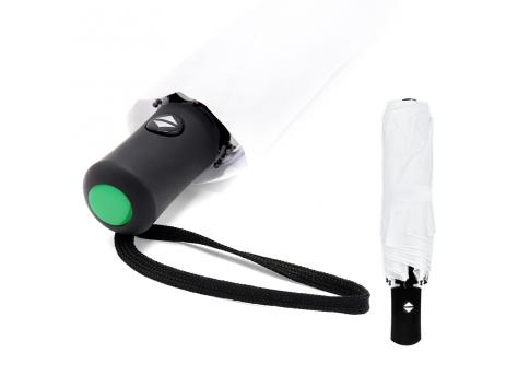 Автоматический противоштормовой зонт Vortex To Go, белый/зелёный