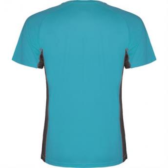 Спортивная футболка SHANGHAI мужская, БИРЮЗОВЫЙ/ТЕМНЫЙ ГРАФИТ M