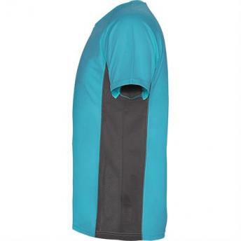 Спортивная футболка SHANGHAI мужская, БИРЮЗОВЫЙ/ТЕМНЫЙ ГРАФИТ M