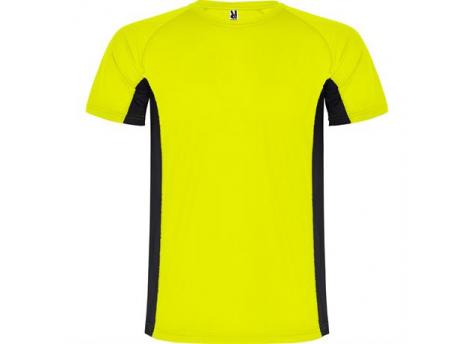 Спортивная футболка SHANGHAI мужская, ФЛУОРЕСЦЕНТНЫЙ ЖЕЛТЫЙ/ЧЕРНЫЙ M