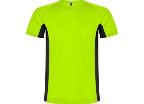 Спортивная футболка SHANGHAI мужская, ФЛУОРЕСЦЕНТНЫЙ ЗЕЛЕНЫЙ/ЧЕРНЫЙ L