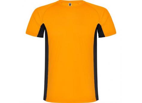 Спортивная футболка SHANGHAI мужская, ФЛУОРЕСЦЕНТНЫЙ ОРАНЖЕВЫЙ/ЧЕРНЫЙ XL
