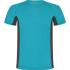 Спортивная футболка SHANGHAI мужская, БИРЮЗОВЫЙ/ТЕМНЫЙ ГРАФИТ 2XL