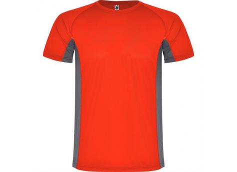 Спортивная футболка SHANGHAI мужская, КРАСНЫЙ/ТЕМНЫЙ ГРАФИТ 2XL