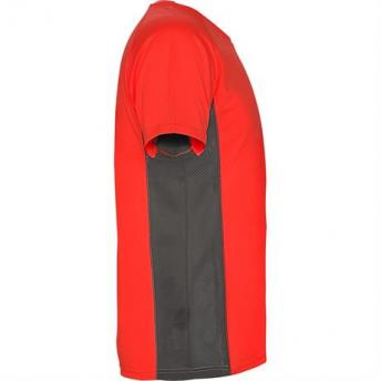 Спортивная футболка SHANGHAI мужская, КРАСНЫЙ/ТЕМНЫЙ ГРАФИТ 2XL