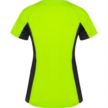 Спортивная футболка SHANGHAI WOMAN женская, ФЛУОРЕСЦЕНТНЫЙ ЗЕЛЕНЫЙ/ЧЕРНЫЙ S