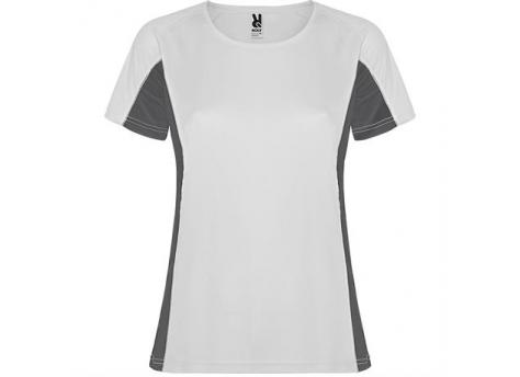 Спортивная футболка SHANGHAI WOMAN женская, БЕЛЫЙ/ТЕМНЫЙ ГРАФИТ XL