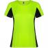 Спортивная футболка SHANGHAI WOMAN женская, ФЛУОРЕСЦЕНТНЫЙ ЗЕЛЕНЫЙ/ЧЕРНЫЙ XL