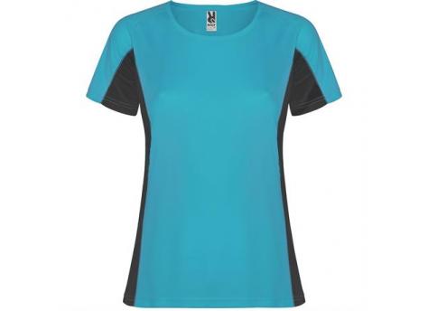 Спортивная футболка SHANGHAI WOMAN женская, БИРЮЗОВЫЙ/ТЕМНЫЙ ГРАФИТ 2XL