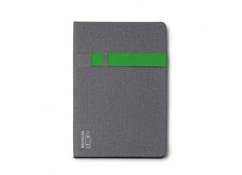 Блокнот A5 SIKAS в твёрдом переплёте, СЕРО-ЗЕЛЕНЫЙ