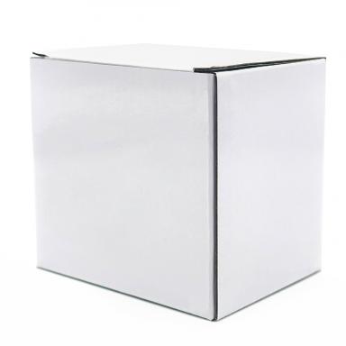 Коробка глянцевая для кружки Make me, белая