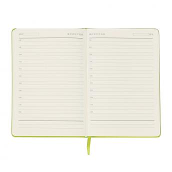 Ежедневник A5 недатированный Dear в твёрдом переплёте, салатовый