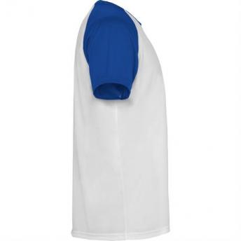 Спортивная футболка INDIANAPOLIS мужская, БЕЛЫЙ/КОРОЛЕВСКИЙ СИНИЙ XL