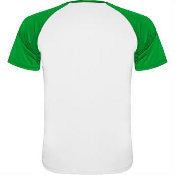 Спортивная футболка INDIANAPOLIS мужская, БЕЛЫЙ/ПАПАРОТНИКОВЫЙ XL