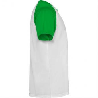 Спортивная футболка INDIANAPOLIS мужская, БЕЛЫЙ/ПАПАРОТНИКОВЫЙ XL