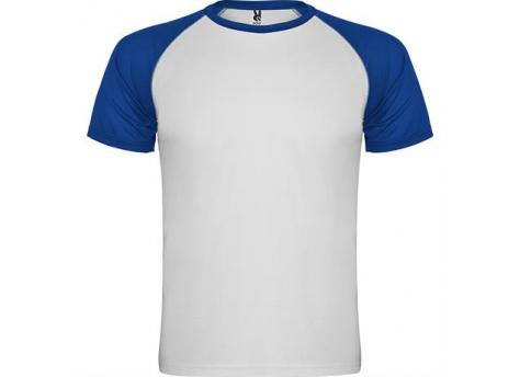 Спортивная футболка INDIANAPOLIS мужская, БЕЛЫЙ/КОРОЛЕВСКИЙ СИНИЙ 3XL