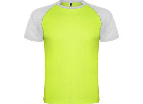 Спортивная футболка INDIANAPOLIS мужская, ФЛУОРЕСЦЕНТНЫЙ ЗЕЛЕНЫЙ/БЕЛЫЙ 3XL