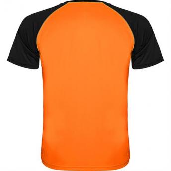 Спортивная футболка INDIANAPOLIS мужская, ФЛУОРЕСЦЕНТНЫЙ ОРАНЖЕВЫЙ/ЧЕРНЫЙ 3XL