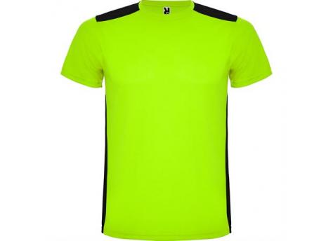 Спортивная футболка DETROIT мужская, ЛАЙМ ЯРКИЙ/ЧЕРНЫЙ XL