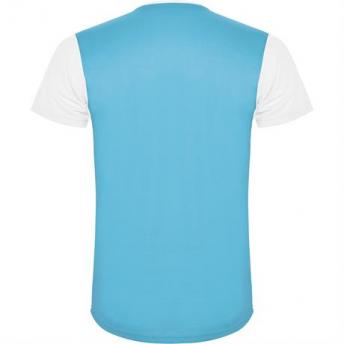 Спортивная футболка DETROIT мужская, БЕЛЫЙ/БИРЮЗОВЫЙ 2XL