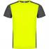 Спортивная футболка ZOLDER мужская, ФЛУОРЕСЦЕНТНЫЙ ЖЕЛТЫЙ/ПЁСТРЫЙ ЧЕРНЫЙ M