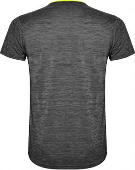 Спортивная футболка ZOLDER мужская, ФЛУОРЕСЦЕНТНЫЙ ЖЕЛТЫЙ/ПЁСТРЫЙ ЧЕРНЫЙ 2XL
