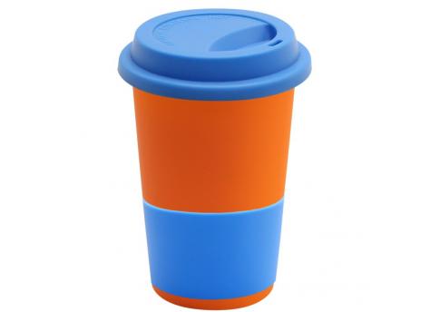 Кружка Magic To Go, оранжевый/светло-синий